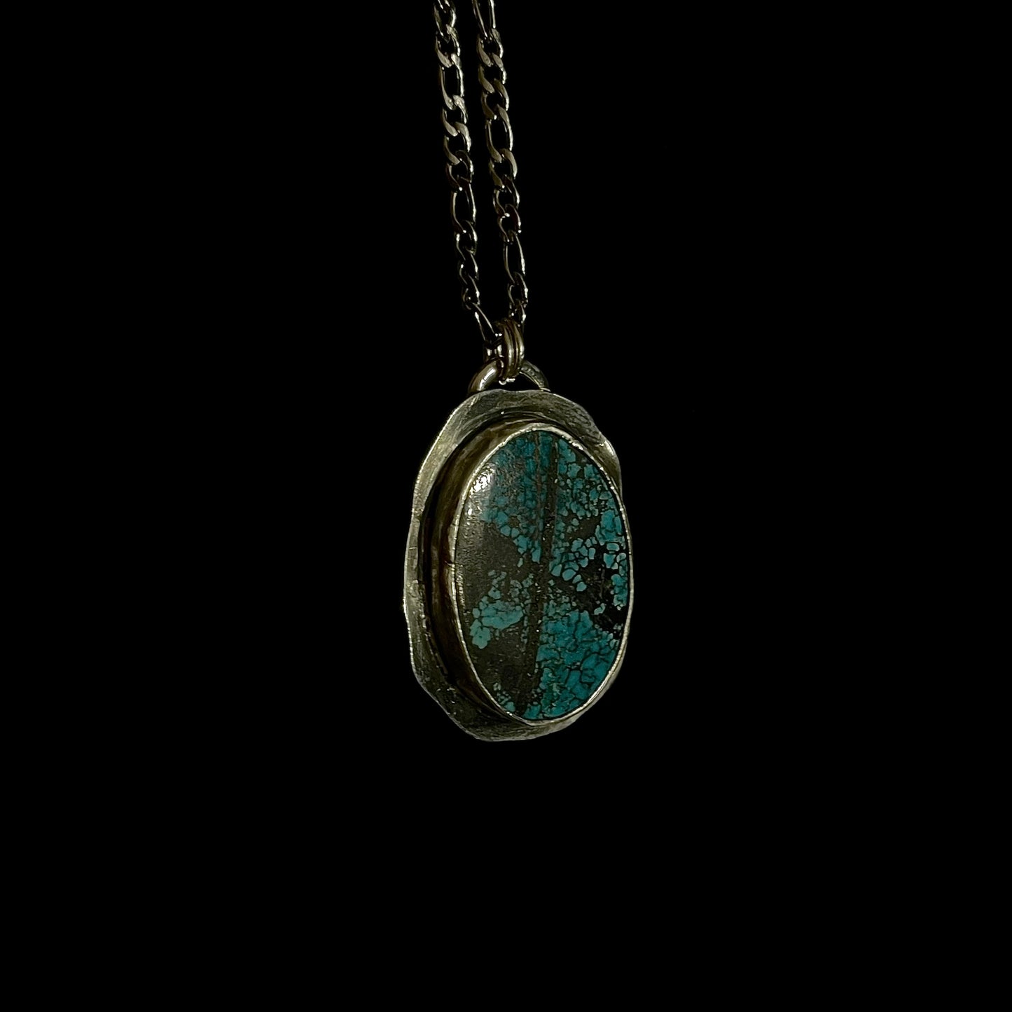 Turquoise Hell Ya Pendant