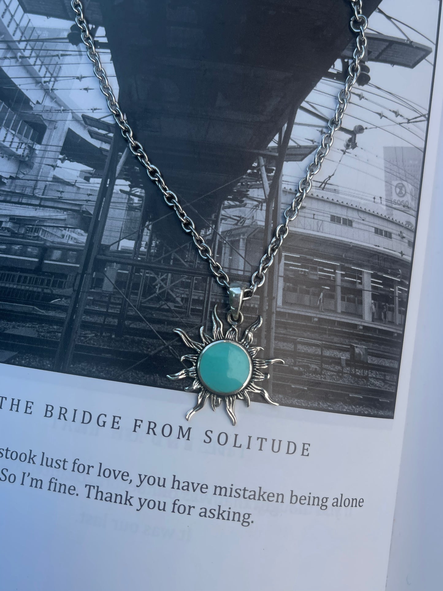 Sun Turquoise Pendant