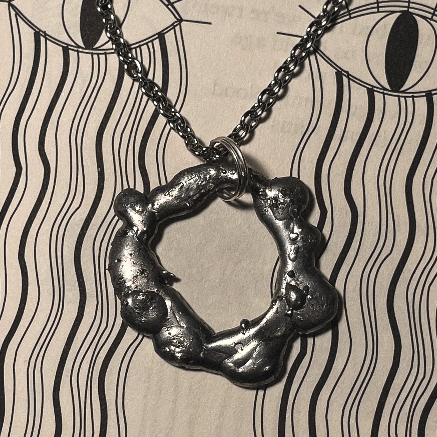 The “space within” Pendant- Handmade