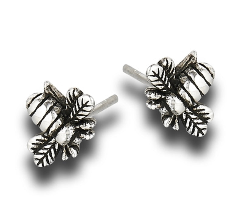 Bumble Bee Stud Earrings