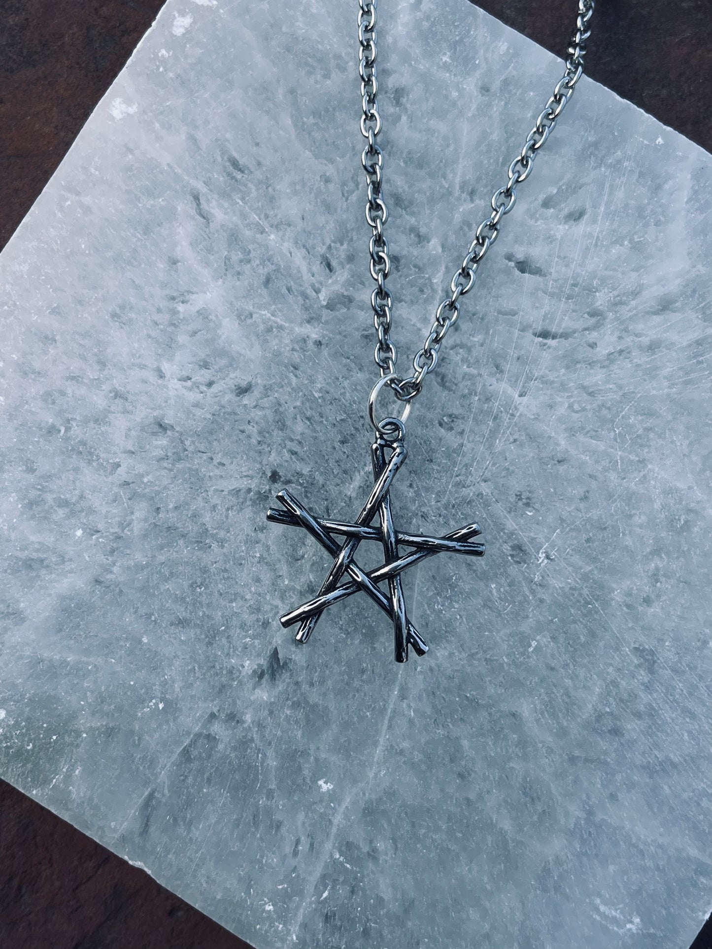 Pentagram Pendant- Stainless Steel