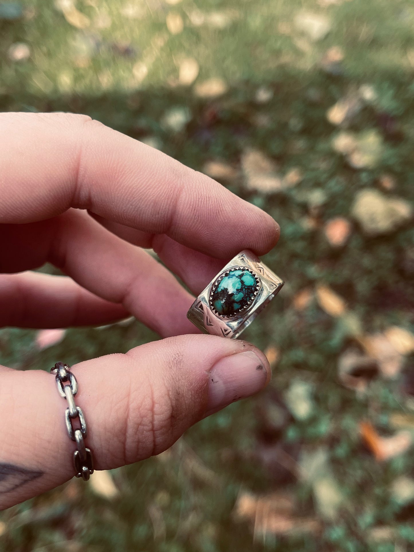 Turquoise Ring -925 Sterling Silver - Handmade/Made To Order