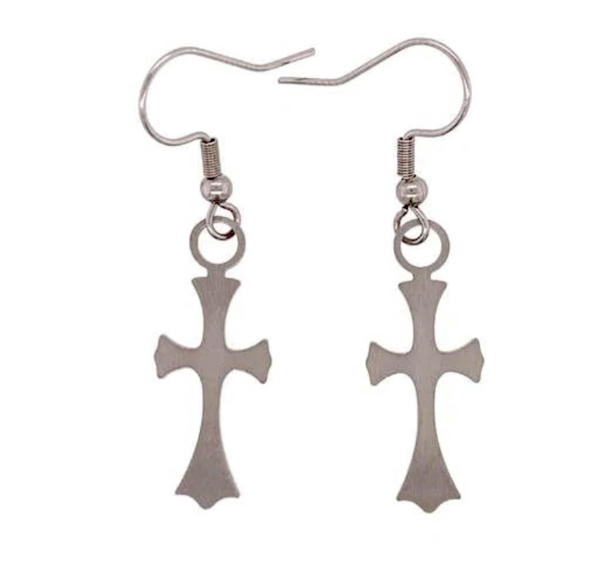 Gothic Cross Earrings