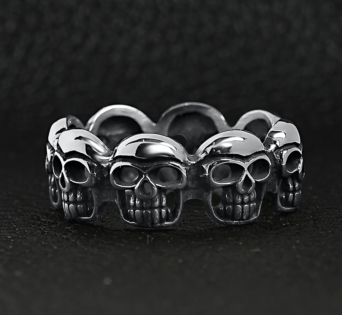 Stainless Steel Skull Ring