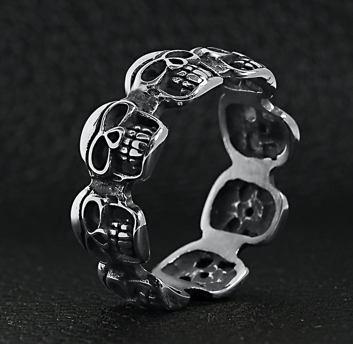 Stainless Steel Skull Ring