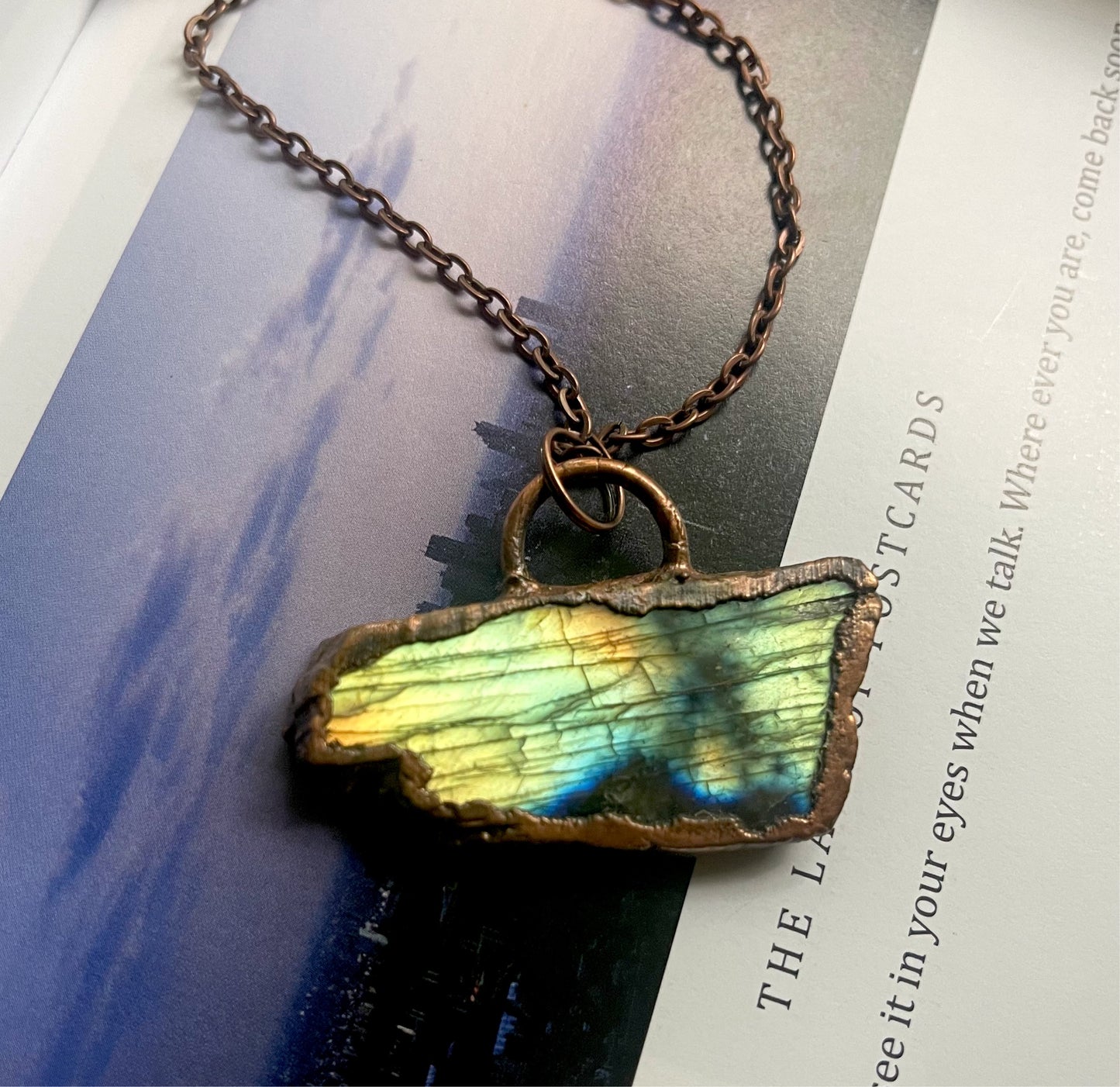 Labradorite Pendant- Handmade
