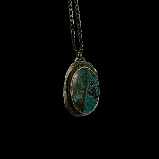 Turquoise Hell Ya Pendant