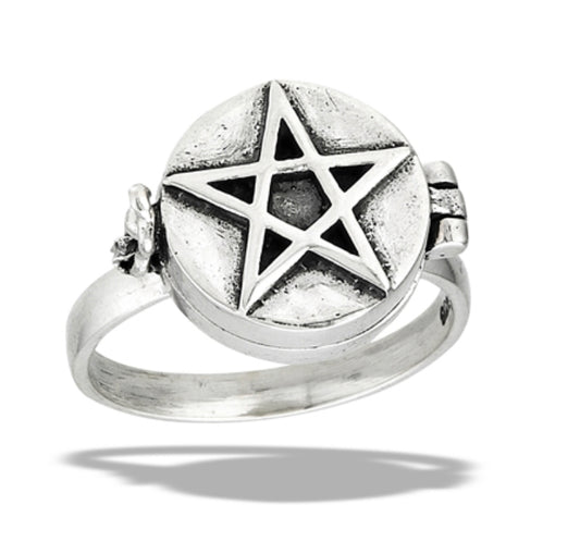 Pentagram Poison Ring