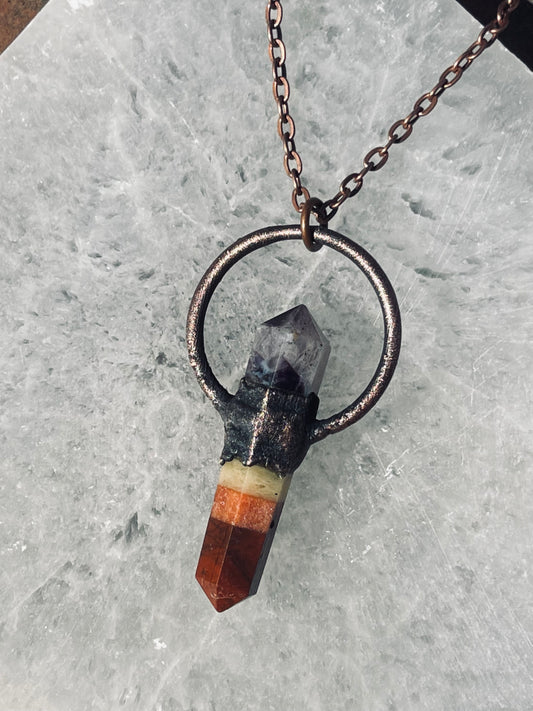 Copper Electroformed Chakra Pendant-Made to Order/Handmade