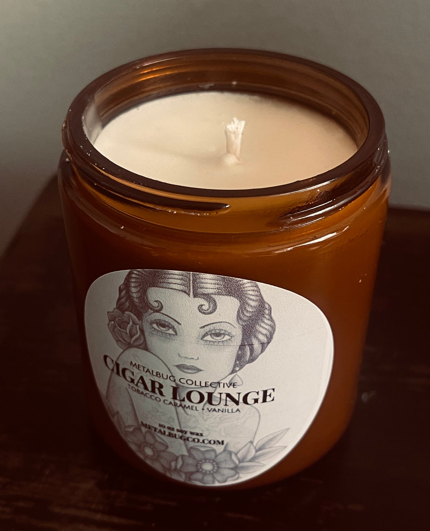 Cigar Lounge 10oz Soy Wax Candle