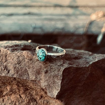 Turquoise Ring. 925 Sterling Silver- Made to Order/Handmade