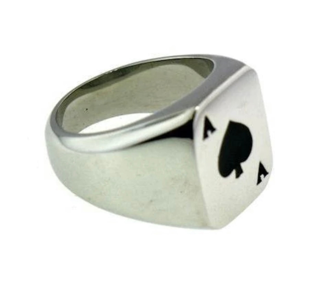 Ace of Spades Signet Ring
